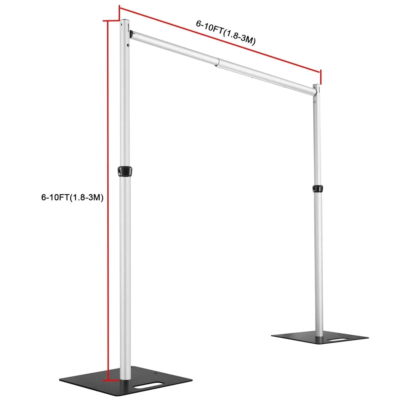 3x3m Adjustable Aluminum Alloy Wedding Flower Stand - Uflower