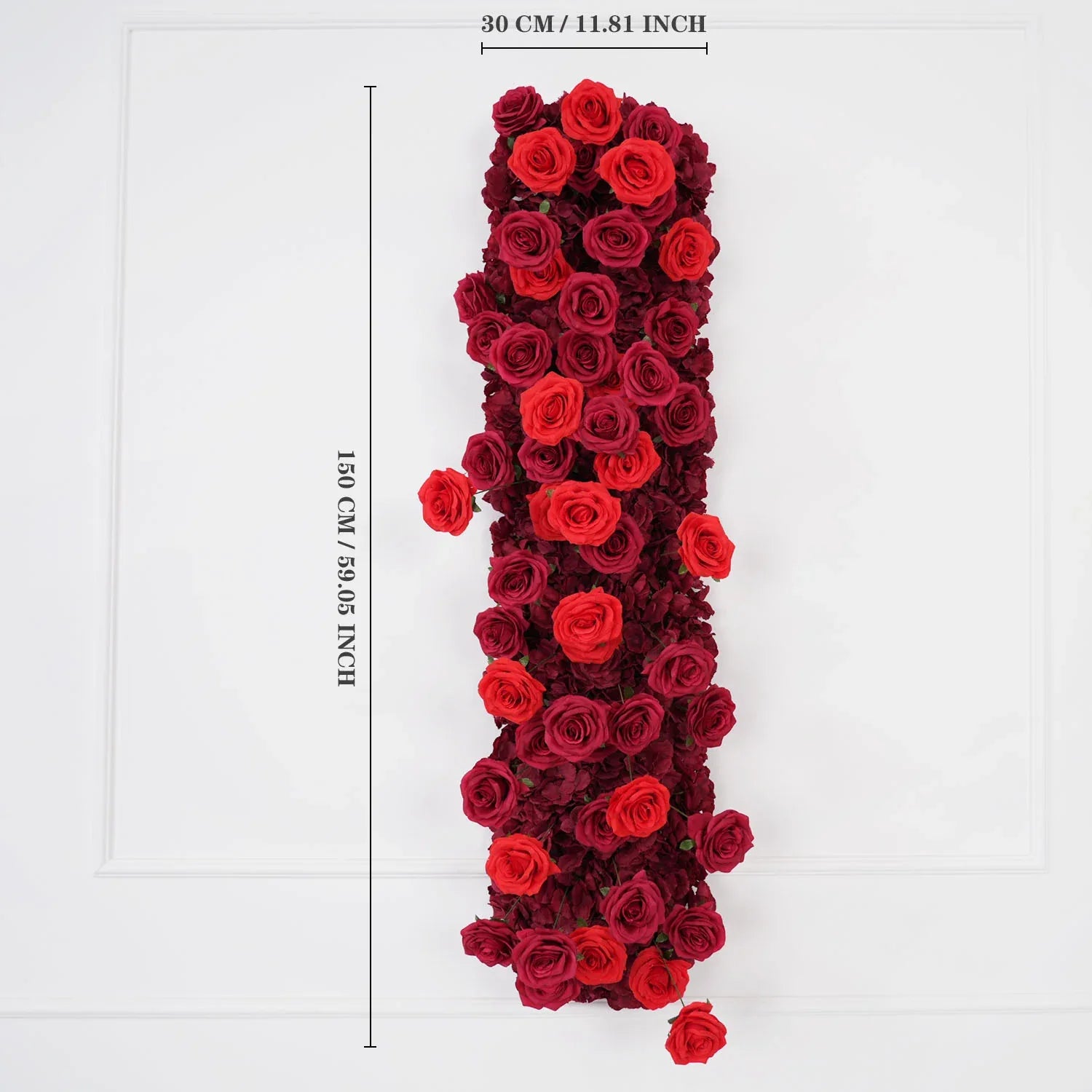 Uflower 2m*2m Red Rose Arch Flower Wedding Decor SET80012 - Uflower
