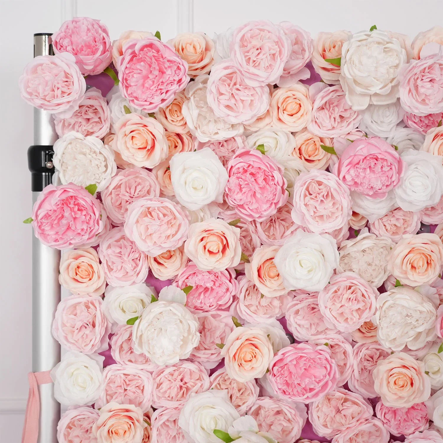 Uflower Artificial Pink Rose Wall Wedding Backdrop Decor SET80070 - Uflower