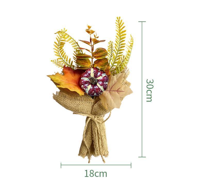 Artificial Maple Leaf Handle Bundle Interior Decoration - Uflower