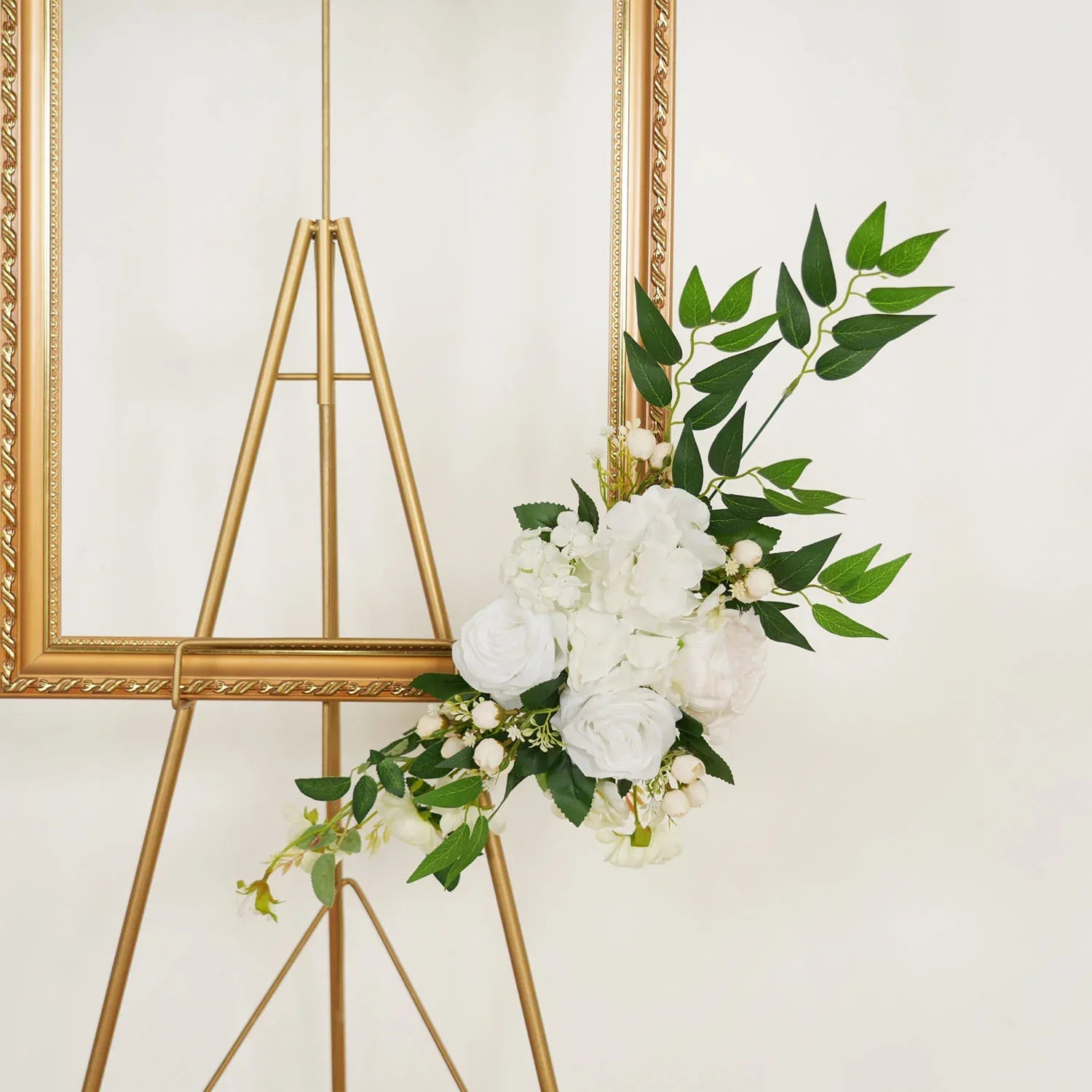 Uflower White Rose With Green Wedding Round Arch Decor SET80058 - Uflower
