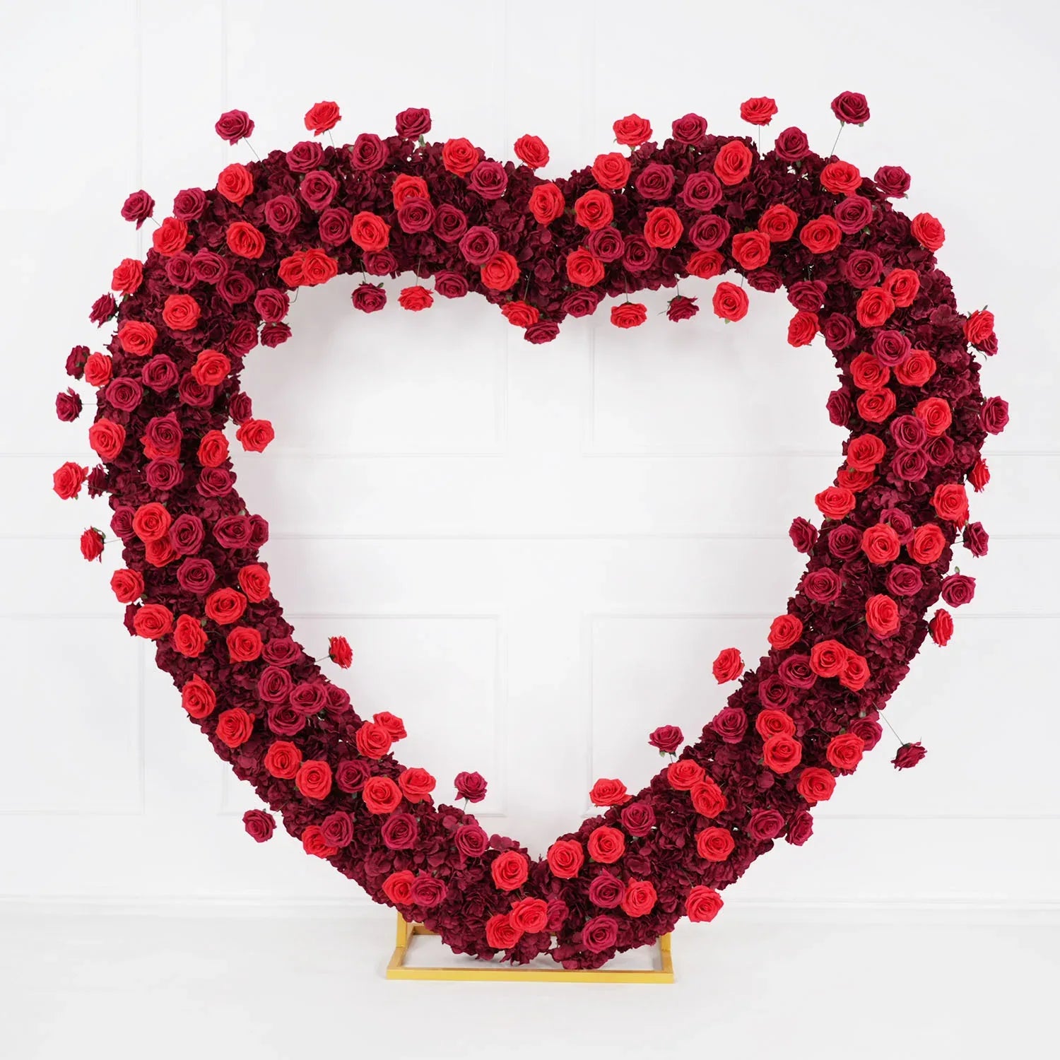Uflower 2m*2m Red Rose Arch Flower Wedding Decor SET80012 - Uflower
